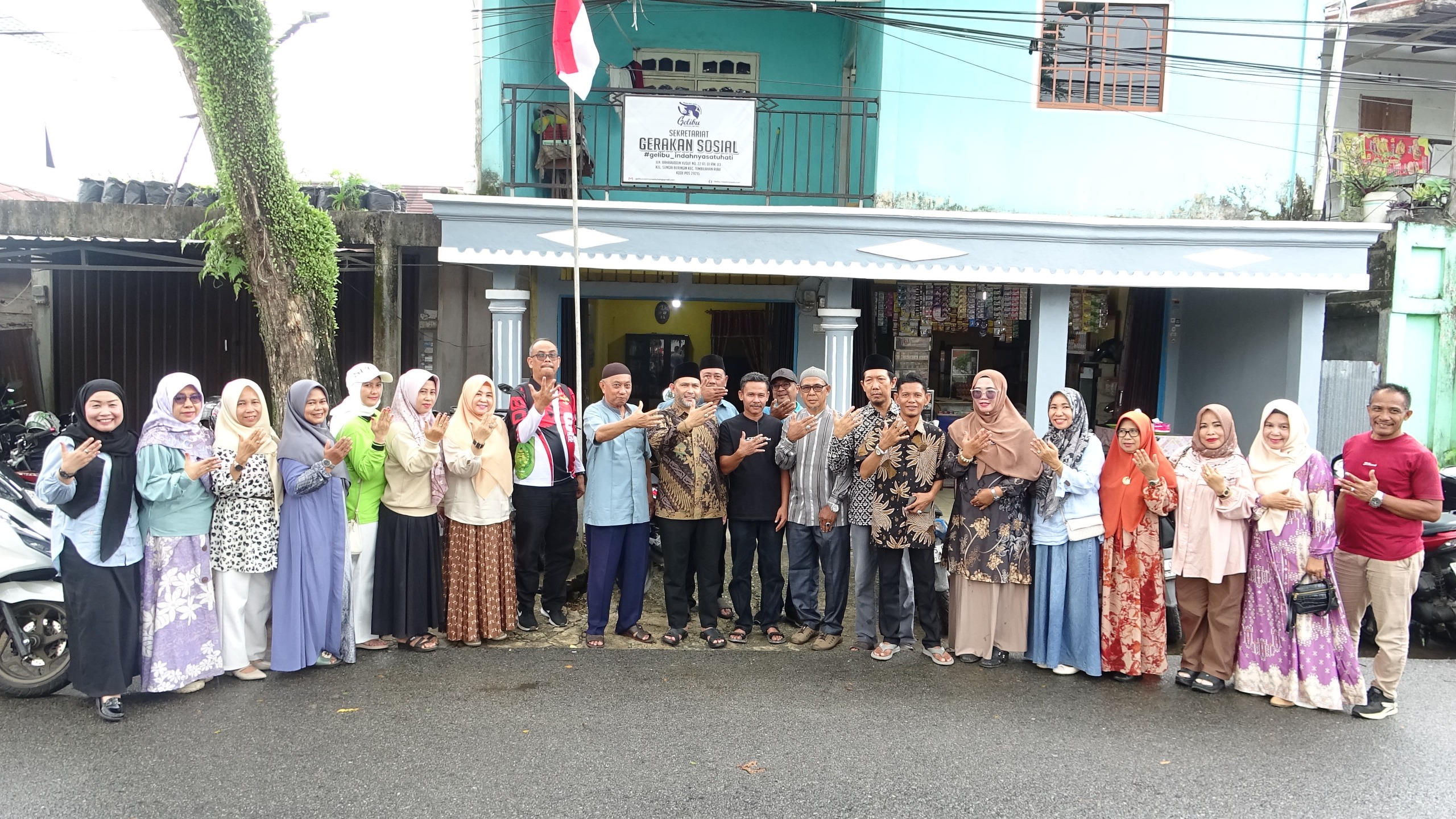 Bupati Inhil Hadiri Syukuran Sekretariat Galibu, Dihadiri Muammar Qaddafi