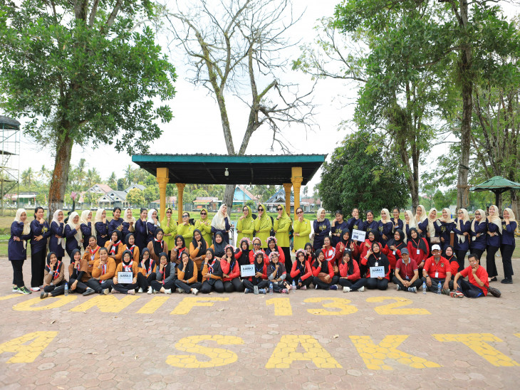 Yayasan Kartika Jaya Korem 031/WB Bersama Batalyon 132/BS Gelar Outbound dan Charakter Building�