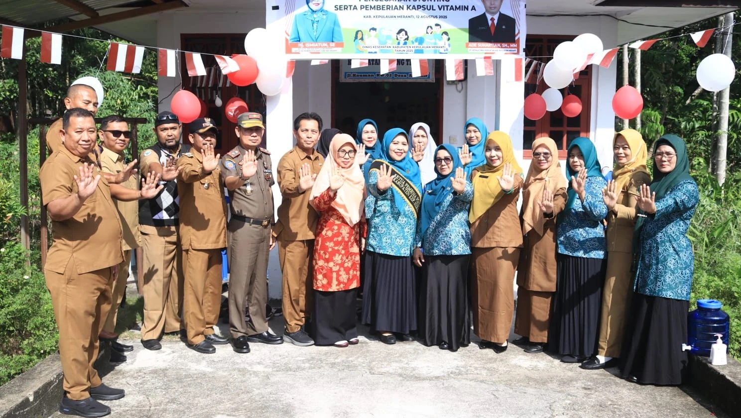 Ketua TP PKK Meranti Buka kegiatan Gerakan Posyandu Aktif