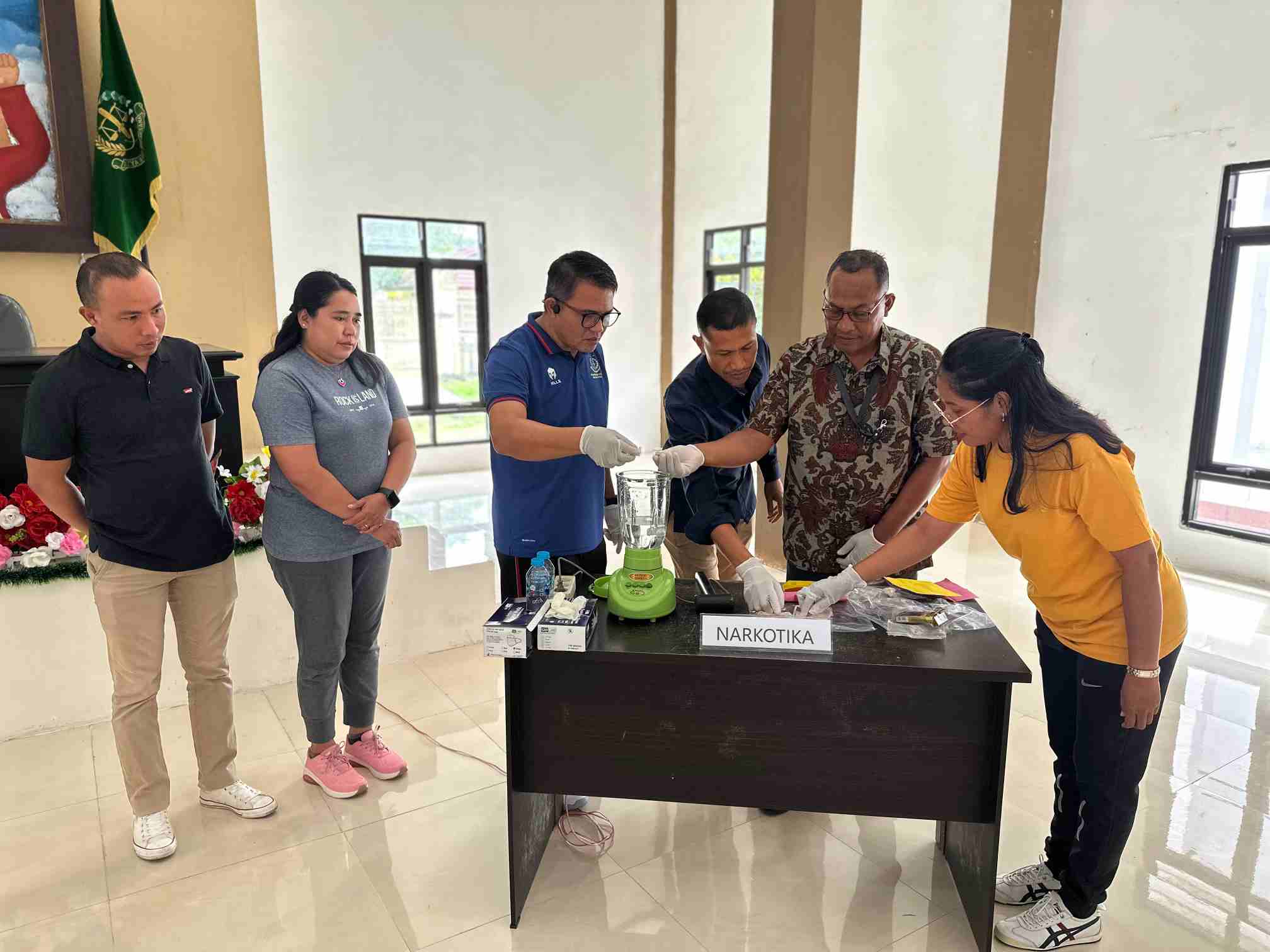 Kajari SBB Musnahkan Barang Bukti Narkotika yang Telah Berkekuatan Hukum Tetap