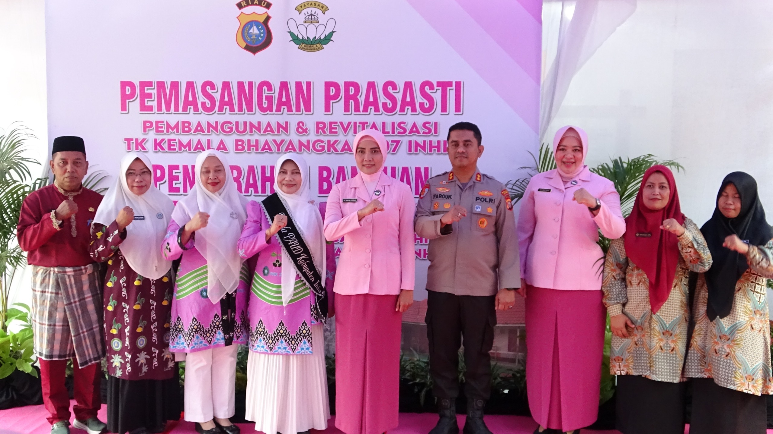 Revitalisasi TK Kemala Bhayangkari 07 Diresmikan