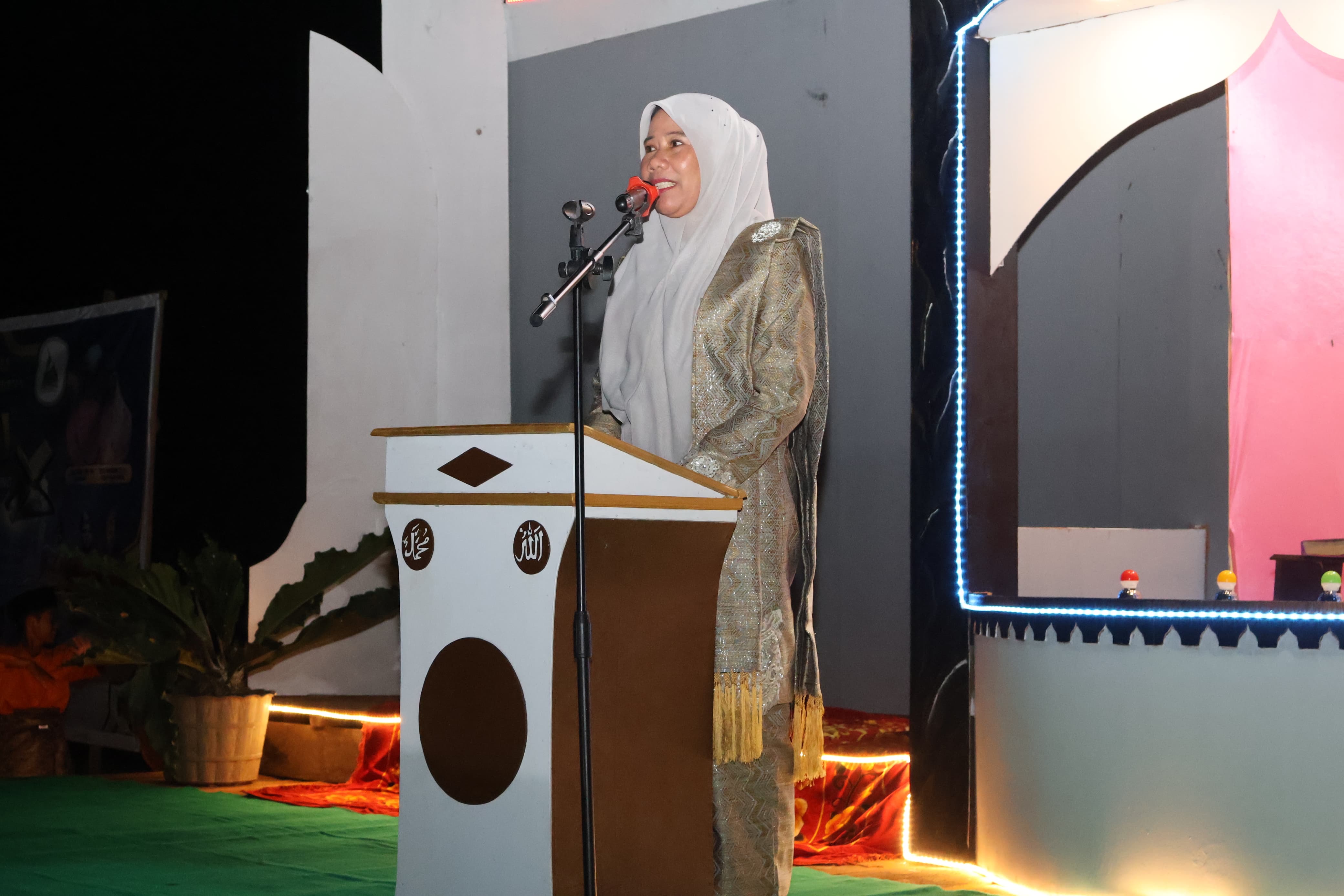 Wabup Inhil Resmi Buka MTQ Ke-3 Tingkat Kecamatan Concong