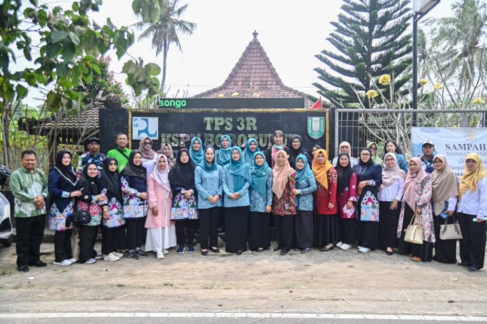 PKK Dumai Lakukan Studi Tiru Sistem Desa Gemar Pengolahan Sampah di Magelang
