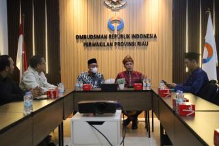Ombudsman Riau Apresiasi Langkah Proaktif Kemenkum Riau Bangun Kolaborasi Pengawasan