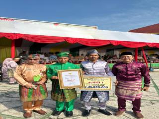 Tanjung Sawit di Kampar Dinobatkan Sebagai Desa Terbaik di Riau