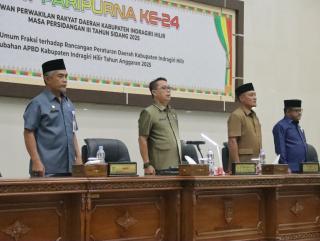 Wakili Bupati, Plt. Asisten I Dengarkan Pandangan Fraksi terhadap Ranperda Perubahan APBD