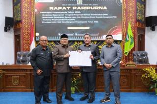 Wawako Sugiyarto Hadiri Rapat Paripurna, 11 Ranperda Prioritas Dumai Tahun 2026 Disepakati