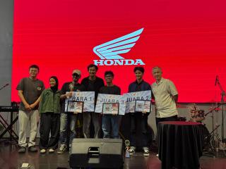 Ratusan Bikers Honda Tumpah Ruah di Event Scoopy Coffee Rave Pekanbaru