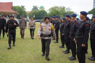 Ada Wapres Gibran, Brimob Polda Riau All Out Amankan Festival Pacu Jalur 2025