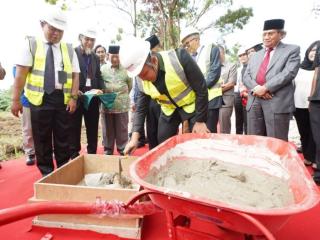 Gubri Lakukan Peletakan Batu Pertama PCR Smart Laboratory, Ini Harapan Gubri Wahid