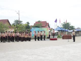 Bupati Inhil H. Herman Buka Kegiatan Hari Pramuka 2025 di Tembilahan