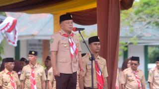 Bupati Asmar Ajak Pramuka Jadi Garda Terdepan Hadapi Tantangan Zaman
