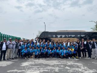 Tim Persemai Dumai U-13 Dilepas ke Menuju ke Putaran Nasional Piala Soeratin di Yogyakarta