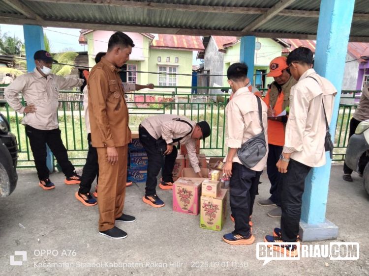 BPBD Bagikan Alat Kesehatan Kemasyarakat, Penghulu Sinaboi Rafika Ucapkan Terima Kasih
