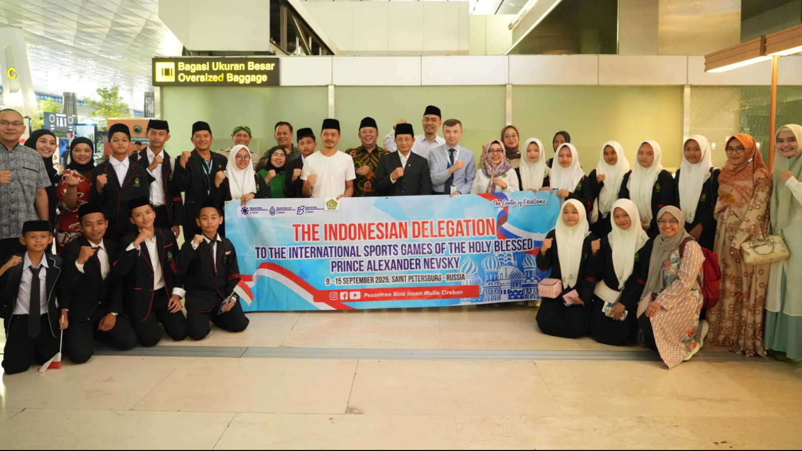 Menag Lepas 15 Santri Go Internasional, Ikut Sports Games di Rusia