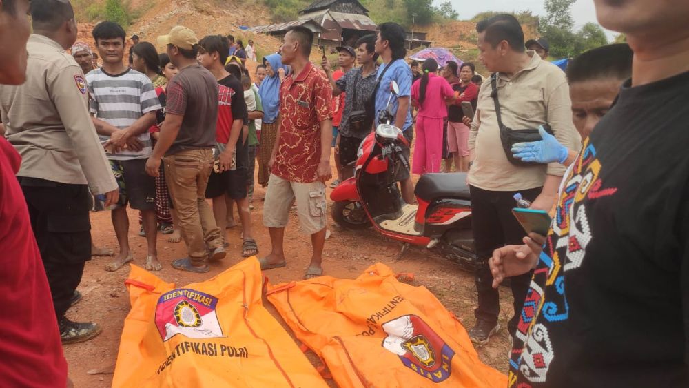 Tragis! Dua Kakak Beradik di Pekanbaru Tewas Tenggelam di Kolam Galian C