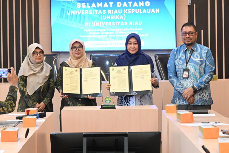 Kerja Sama UNRI dan UNRIKA Resmi Dimulai, Fokus pada Pendidikan dan Penelitian