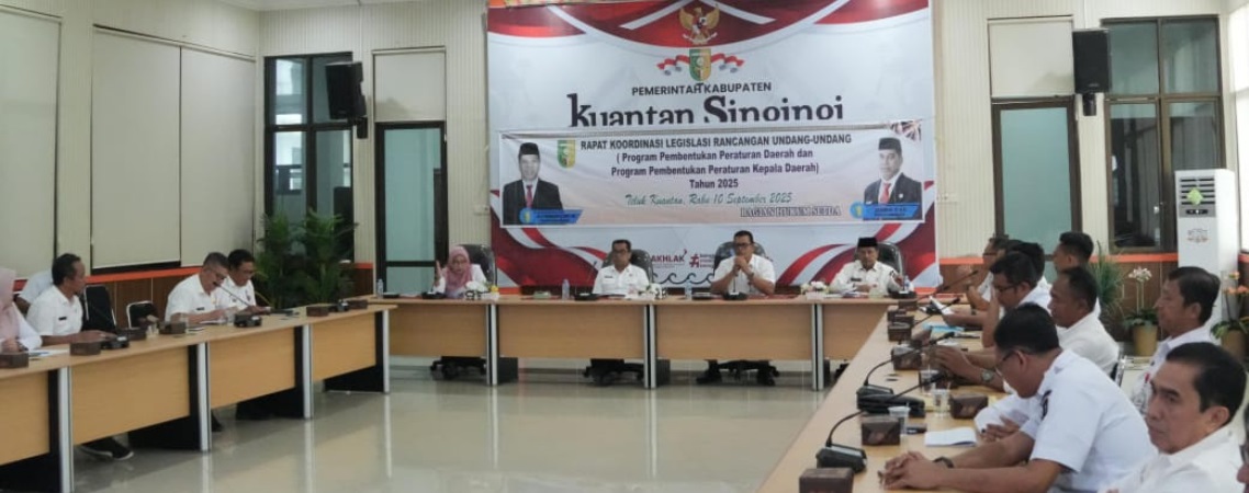 Sekda Kuansing Dorong Penyelesaian Cepat Perda untuk Tingkatkan PAD dan Lapangan Kerja