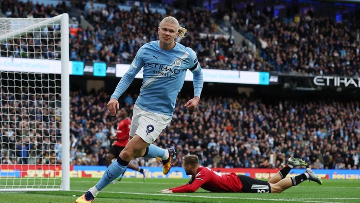 Man City Vs Man United: Brace Haaland Benamkan Setan Merah 3-0