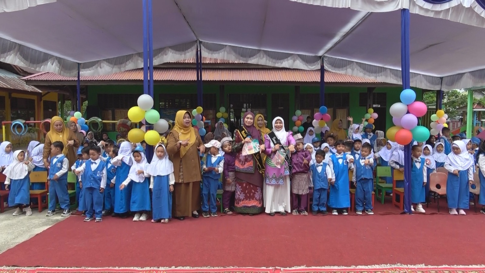 Bunda PAUD Provinsi Riau Lakukan Kunjungan Kerja di Tembilahan