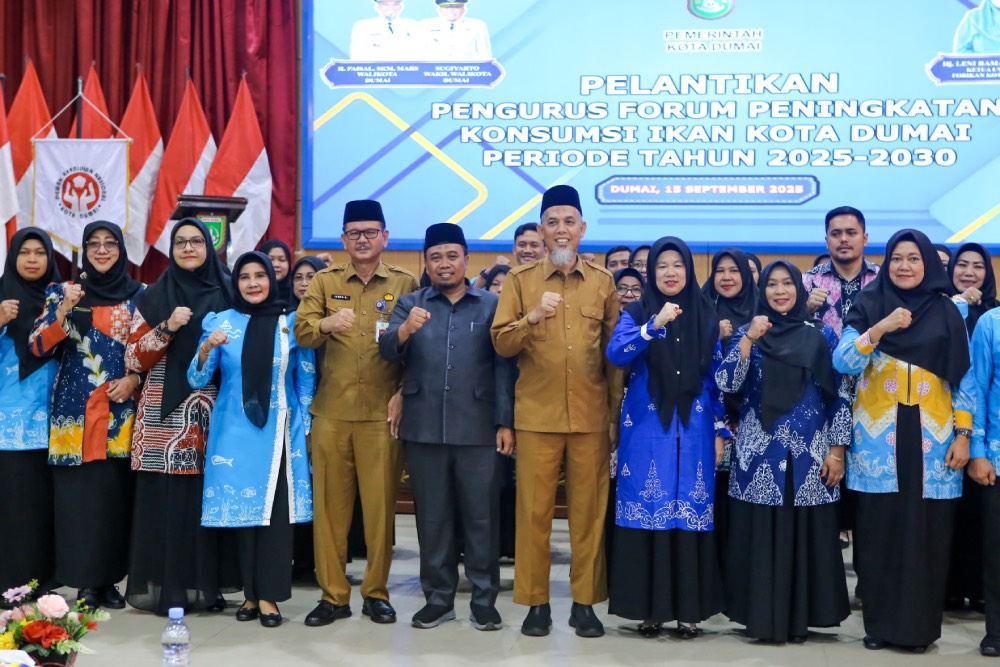 FORIKAN Dumai Terbentuk, Wako Paisal Targetkan Peningkatan Konsumsi Ikan 