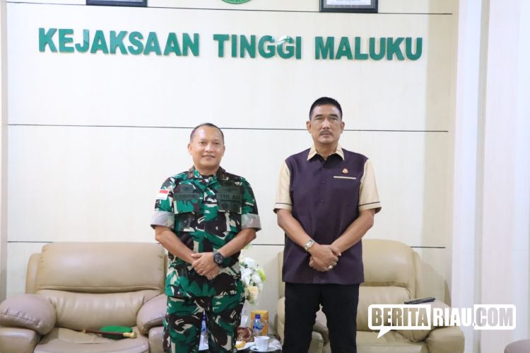 Kajati Maluku Agoes SP Sambut Baik Kunjungan Silaturahmi Danrem 151/Binaiya