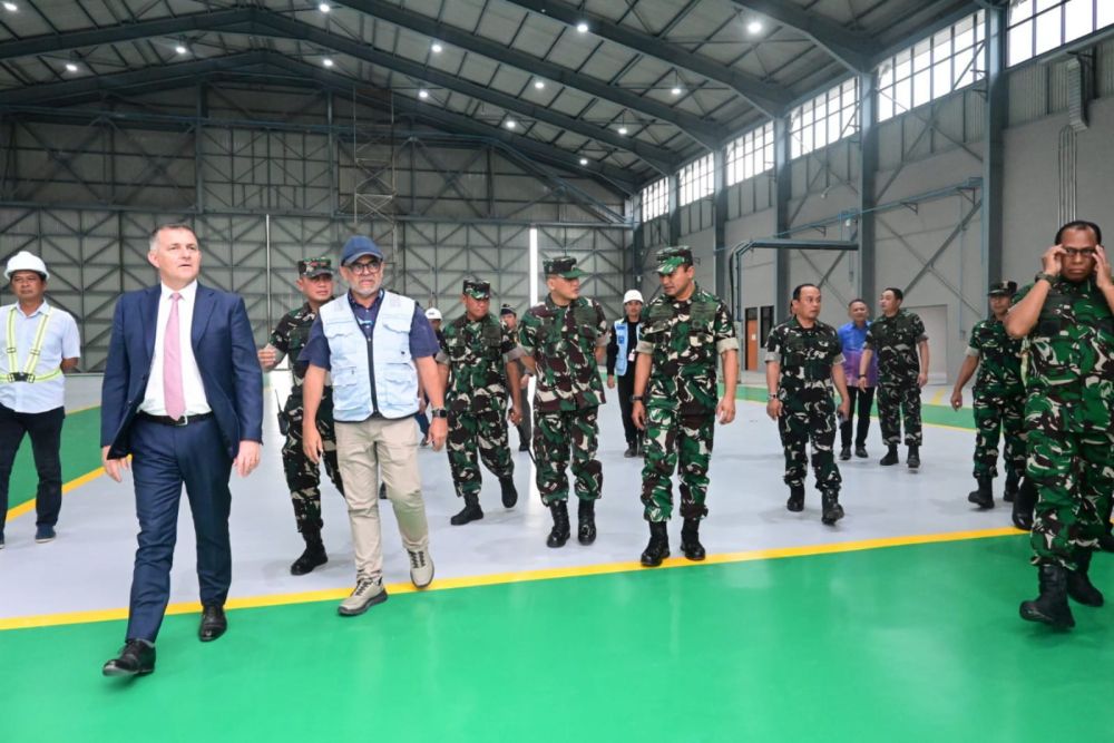 Kasau Tinjau Progres Pembangunan Infrastruktur Pesawat Tempur Rafale di Lanud RSN