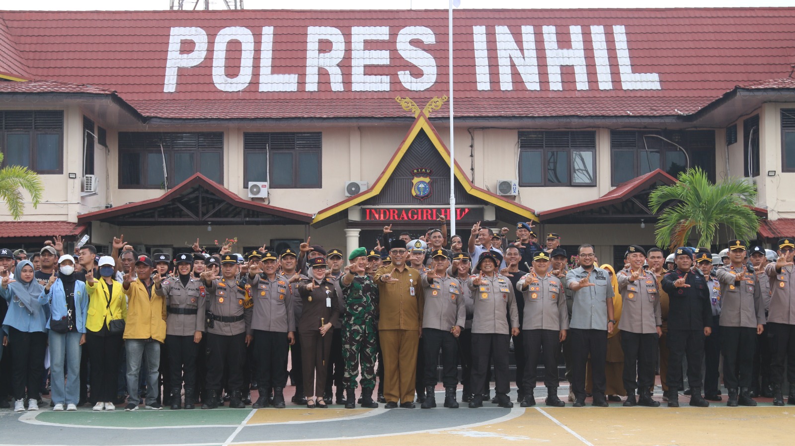 Polres Indragiri Hilir Gelar TFG Sispammako dan Sispamunras