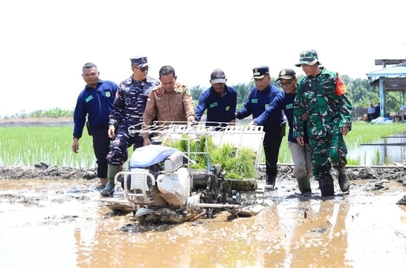 Bupati Asmar Canangkan Tanam Padi Serentak dan Cetak Sawah Baru 2026