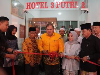 Resmikan Hotel 3 Putri 2, Dorong Pengembangan Pariwisata dan Ekonomi Daerah di Inhil