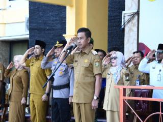 Bupati Kampar Pimpin Apel Kebangsaan