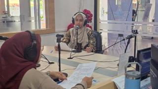 HUT ke-80 RRI, Anggota DPR-RI Karmila Sari Jadi Penyiar Tamu