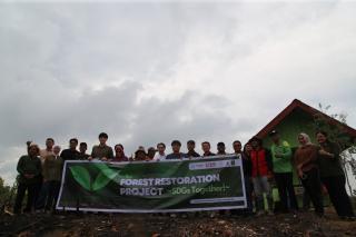 Belantara Foundation Ajak Perusahaan Jepang Tanam Pohon di Tahura Sultan Syarif Hasyim, Riau