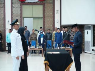 Bupati Lantik & Ambil Sumpah Jabatan Adminostrator dan Pengawas di Lingkungan Pemda Kampar