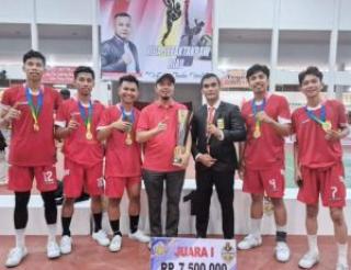 Kalahkan Pekanbaru, Kampar Juara Liga Sepak Takraw Riau 2025 