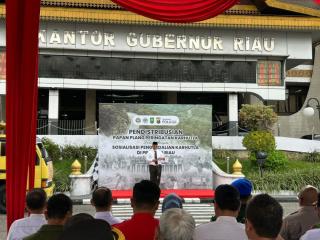 Cegah Karhutla, Pemprov Riau Pasang 242 Papan Peringatan di Daerah Rawan