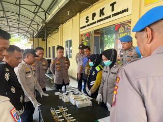 21 Personel Polres Kampar Jalani Tes Urine Mendadak, Semua Negatif