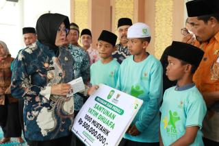 Baznas Siak Salurkan Santunan untuk 877 Anak Yatim dan Dhuafa