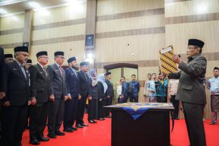 Wawako Dumai Lantik Pejabat Eselon II dan Administrator, Ini Daftarnya