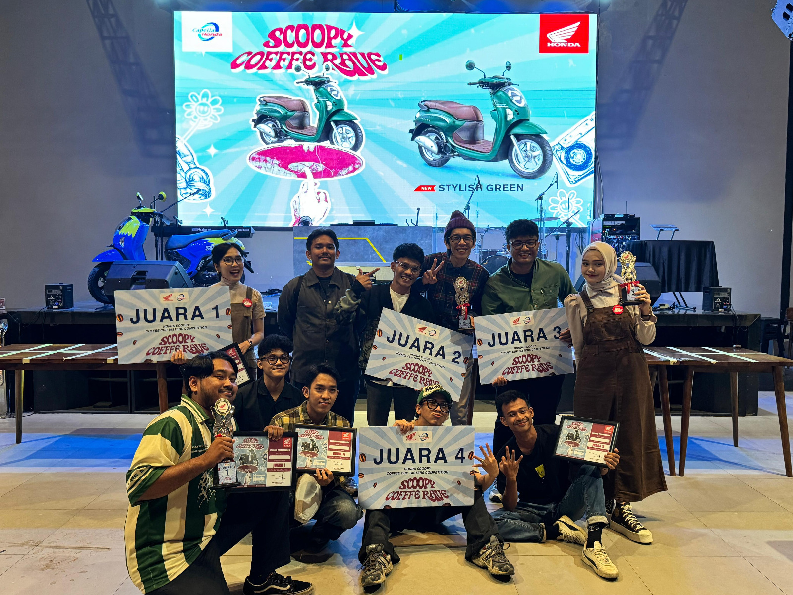 Honda Scoopy Coffee Rave, Satukan Bikers Honda Scoopy di Pekanbaru