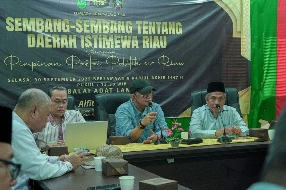 Sejumlah Pimpinan Parpol di Riau Nyatakan Dukungan untuk Daerah Istimewa Riau