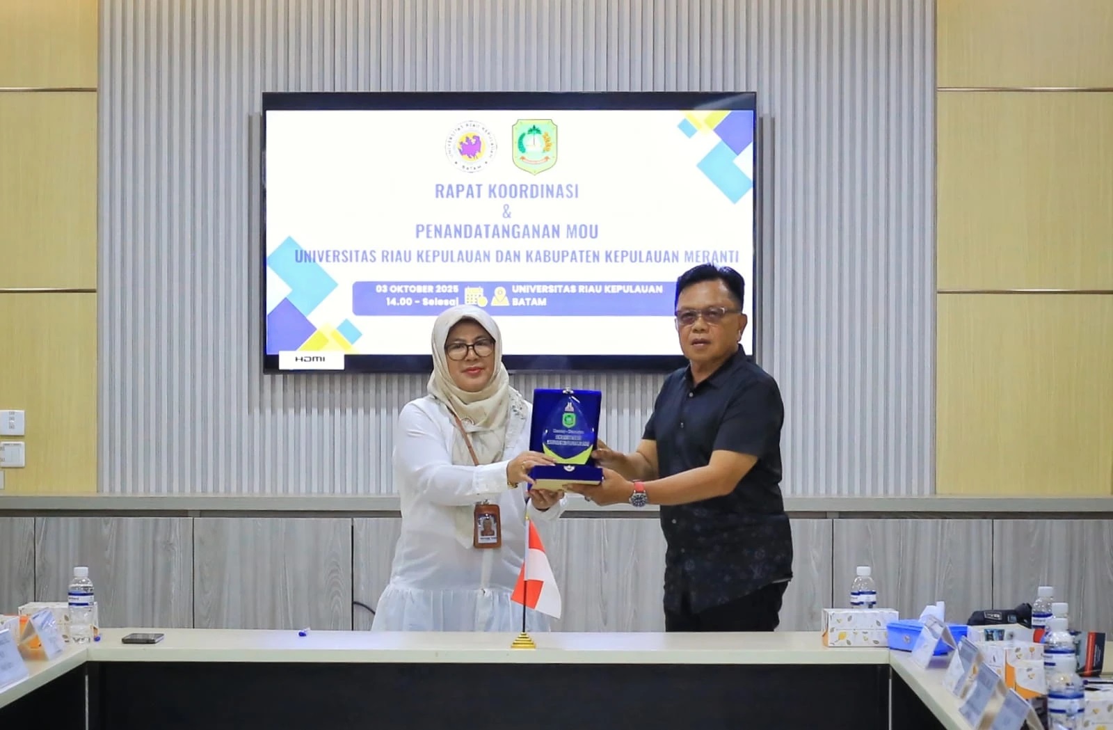 Pemkab Meranti Teken MoU dengan UNRIKA untuk Pengembangan SDM