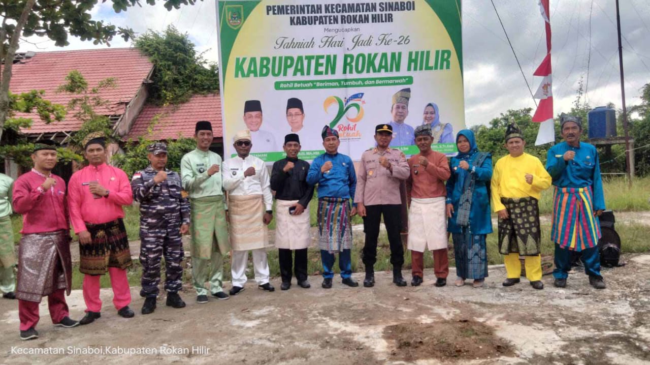 Maknai HUT Rohil ke 26, Berikut Amanat Camat Sinaboi 