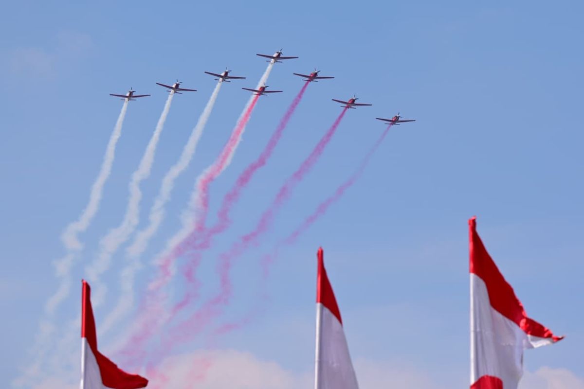 Kisah Haru Dua Penerbang Asal Riau, Kakak Adik Bertemu di Langit Jakarta Saat HUT ke-80 TNI