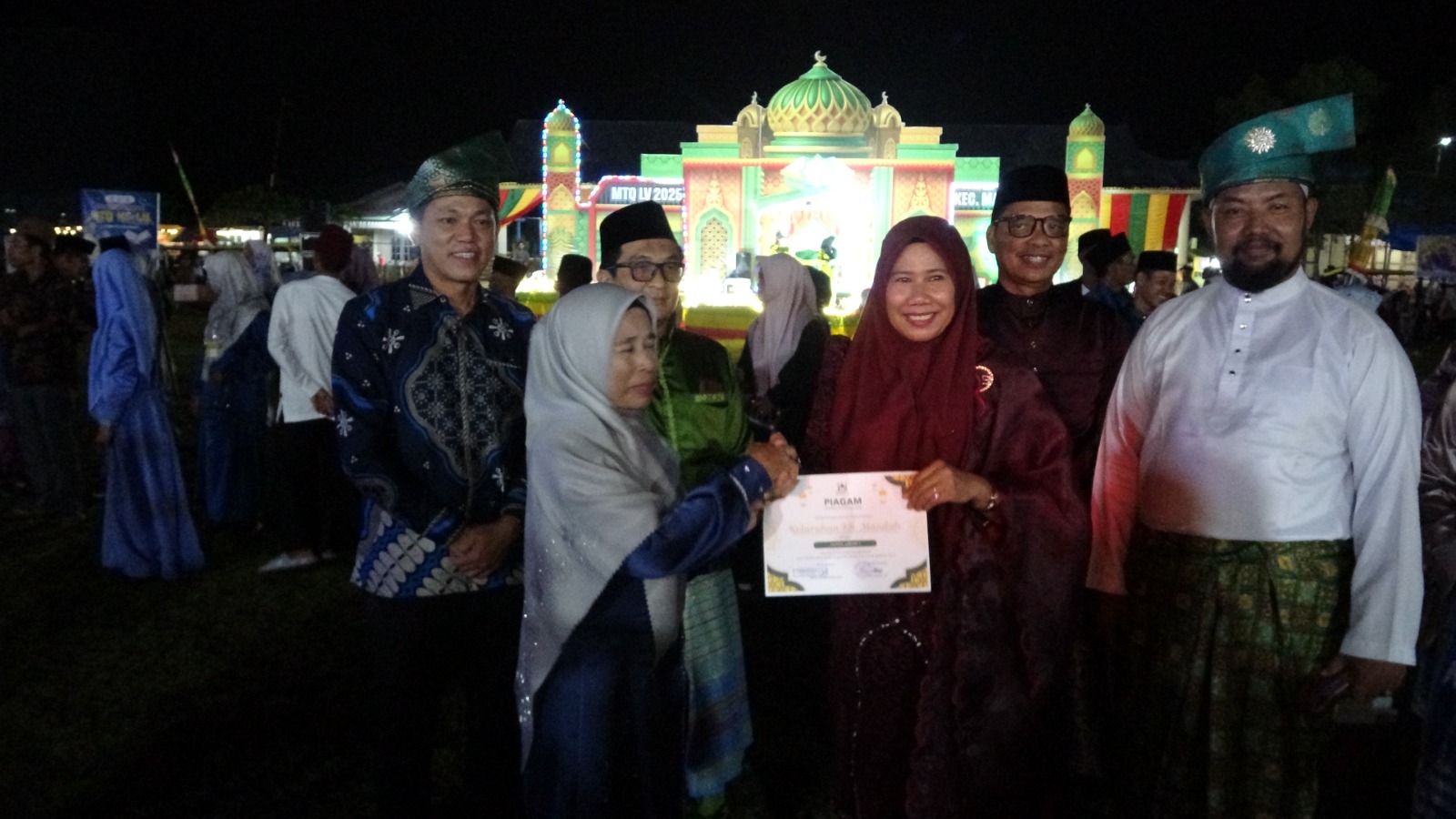 Wabup Inhil Tutup MTQ Tingkat Kecamatan Mandah