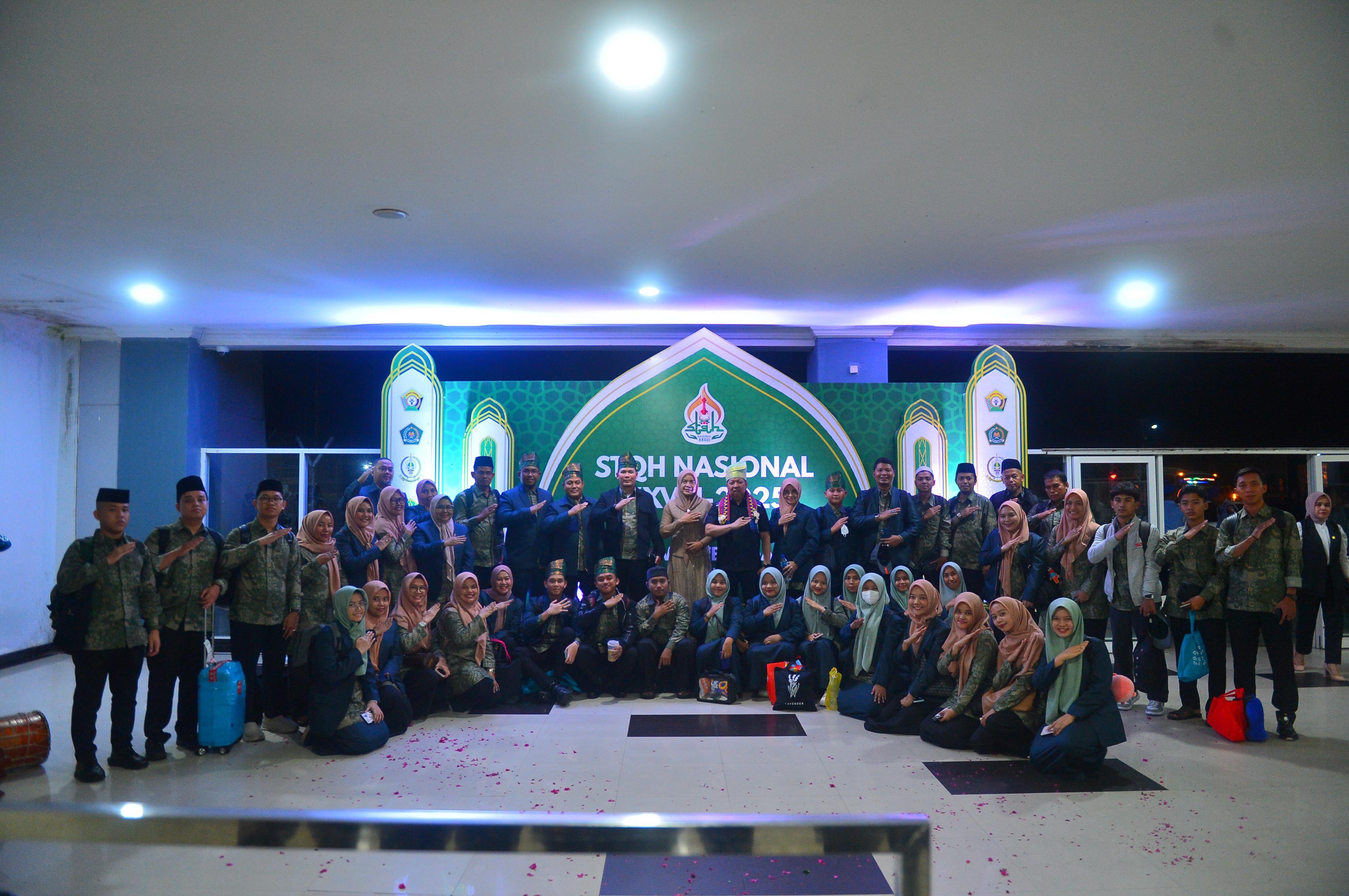 Tiba di Kendari, Kafilah Riau Siap Harumkan Nama Daerah di STQH Nasional XXVIII