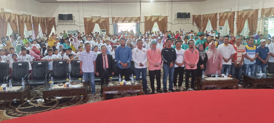 Perdana, Percasi Rokan Hilir Gelar Olimpiade Catur Siswa SD dan SMP Tingkat Kabupaten