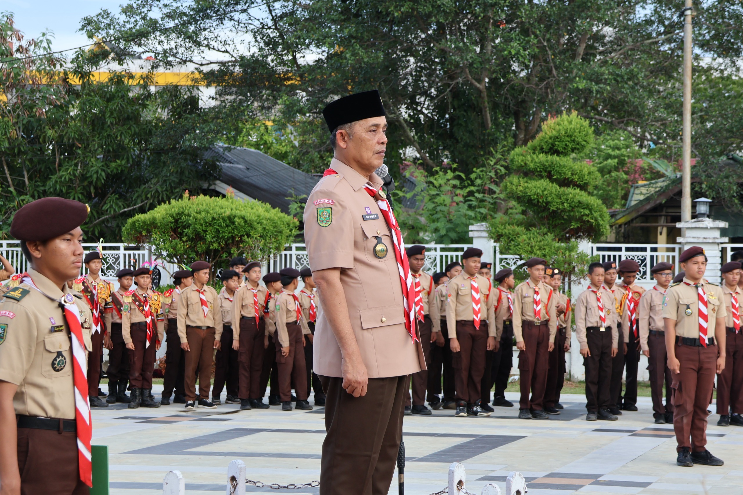 Bupati Herman Ajak Anggota Pramuka Hidupkan Nilai-Nilai Luhur Kepramukaan