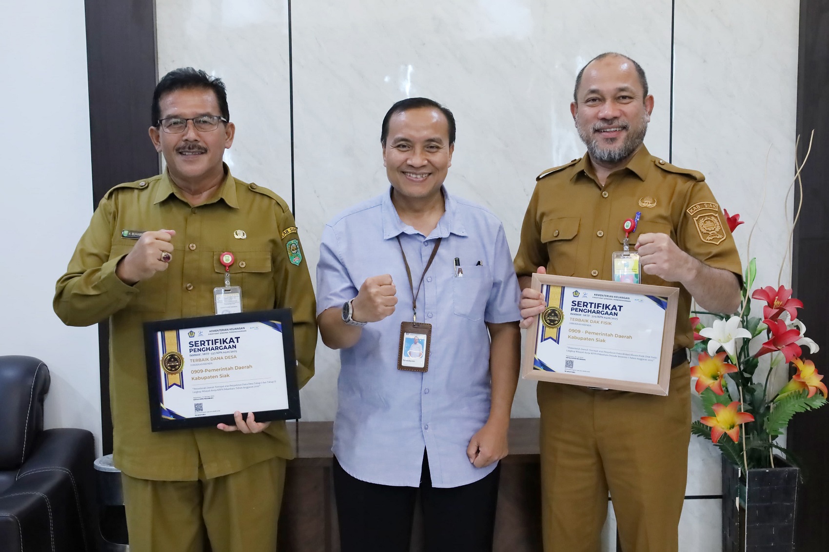 Siak Jadi Kabupaten Tercepat Salurkan Dana Desa se-Riau Tahun 2025