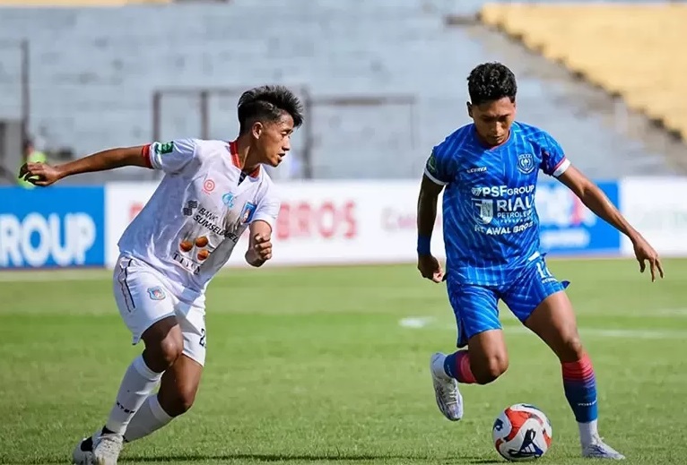 Bermain 10 Pemain, PSPS Pekanbaru Tahan Imbang Sumsel United 1-1